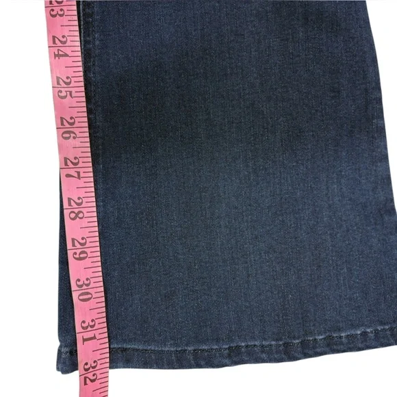 WIT & WISDOM NWT blue brittany itty bitty boot cut jeans 14 - Picture 4 of 11